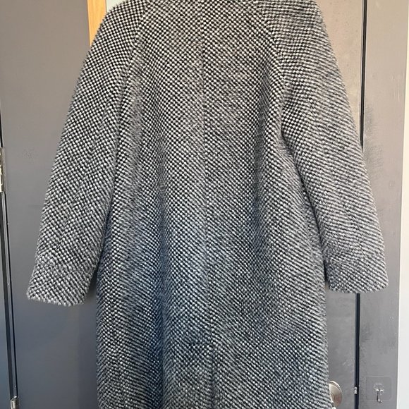 Maje Gabyne Double Breasted Long Twill Coat Size 36 - Picture 5 of 6